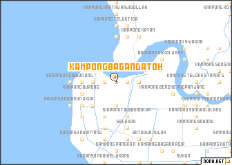 map of Kampong Bagan Datoh