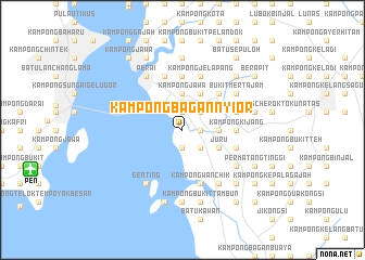 map of Kampong Bagan Nyior