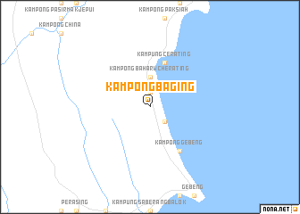 map of Kampong Baging