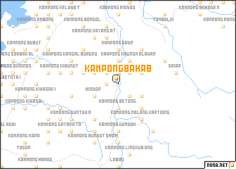 map of Kampong Bahab