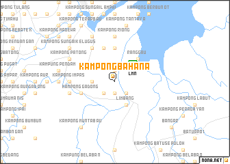 map of Kampong Bahana