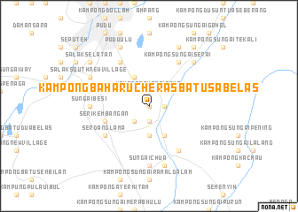 map of Kampong Baharu Cheras Batu Sa-Belas