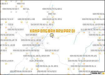 map of Kampong Baharu Paroi