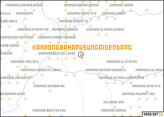 map of Kampong Baharu Sungai Dendang