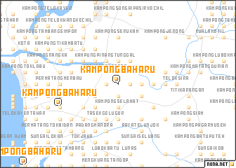 map of Kampong Baharu