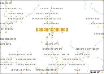 map of Kampong Baharu