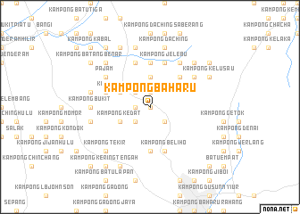 map of Kampong Baharu