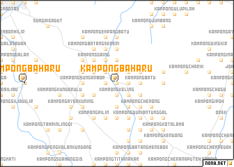 map of Kampong Baharu