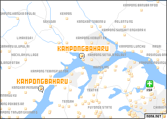 map of Kampong Baharu