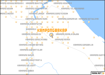 map of Kampong Bakap