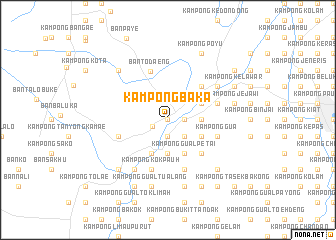map of Kampong Baka