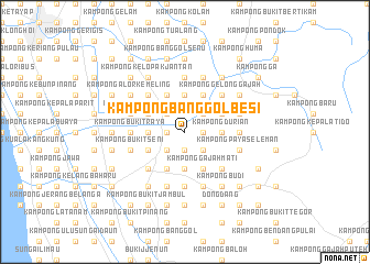 map of Kampong Banggol Besi