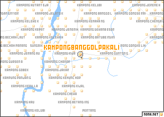 map of Kampong Banggol Pak Ali