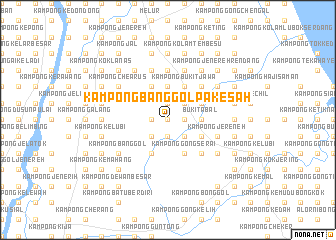 map of Kampong Banggol Pak Esah