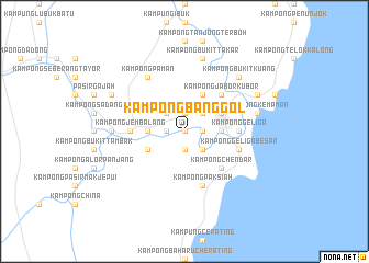 map of Kampong Banggol