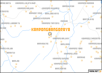 map of Kampong Bango Raya