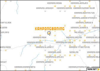 map of Kampong Baning