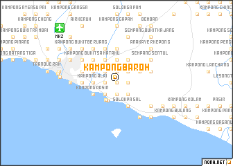map of Kampong Baroh