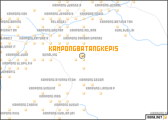 map of Kampong Batang Kepis