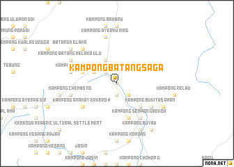 map of Kampong Batang Saga