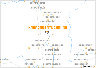 map of Kampong Batu Chawan