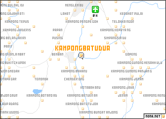 map of Kampong Batu Dua