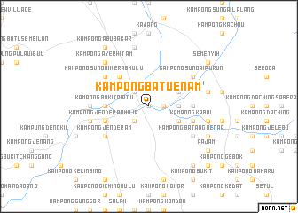 map of Kampong Batu Enam