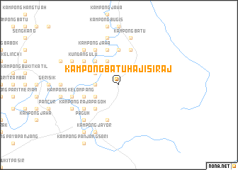 map of Kampong Batu Haji Siraj