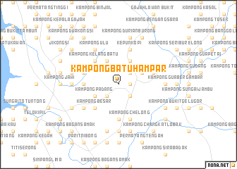 map of Kampong Batu Hampar