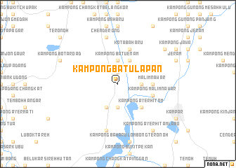 map of Kampong Batu Lapan