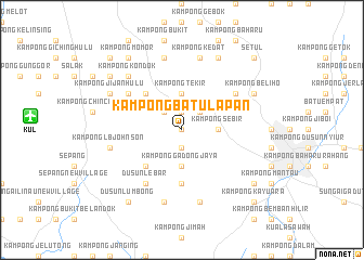 map of Kampong Batu Lapan