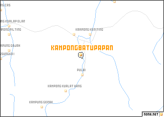 map of Kampong Batu Papan