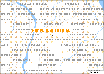 map of Kampong Batu Tinggi