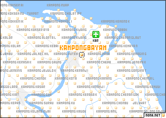 map of Kampong Bayam