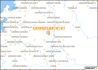 map of Kampong Bayayat