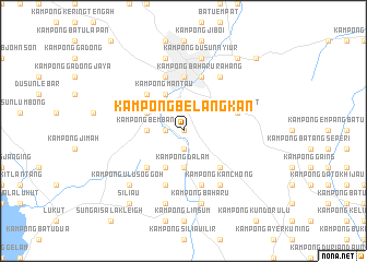 map of Kampong Belangkan