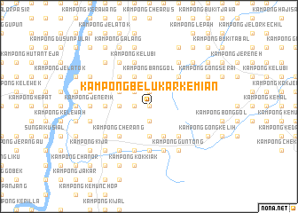 map of Kampong Belukar Kemian