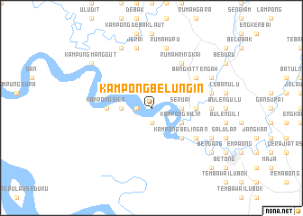 map of Kampong Belungin