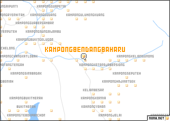 map of Kampong Bendang Baharu