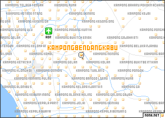 map of Kampong Bendang Kabu