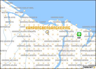 map of Kampong Bendang Kering