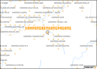 map of Kampong Bendang Padang