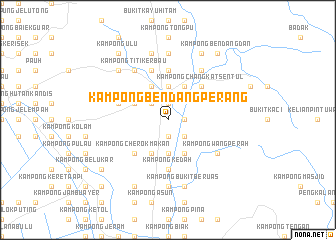 map of Kampong Bendang Perang