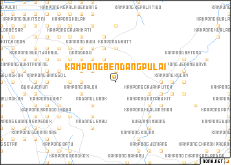 map of Kampong Bendang Pulai