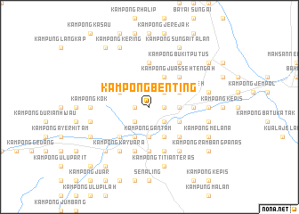 map of Kampong Benting