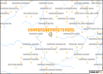 map of Kampong Berang Temong