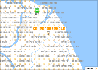 map of Kampong Berhala