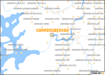 map of Kampong Berkoh