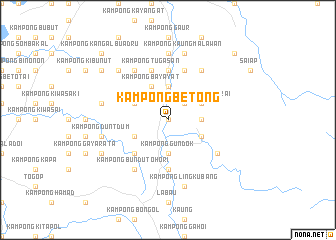 map of Kampong Betong