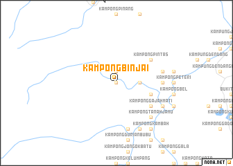 map of Kampong Binjai